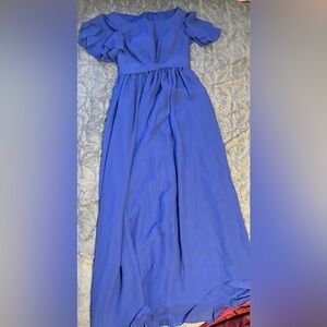 Chic Blue Maxi Skirt NWOT